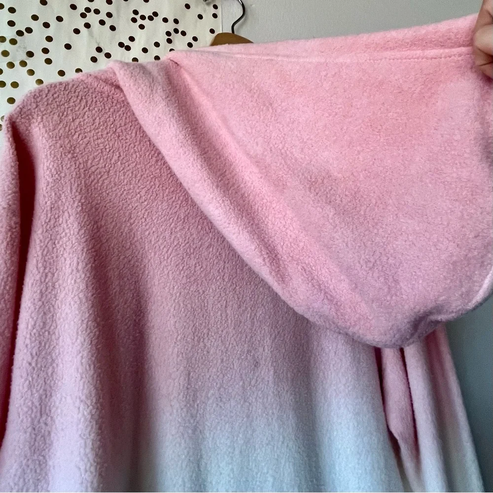 Feat Pink & White Ombre Women's Collab Hoodie size Medium - Picture 7 of 11